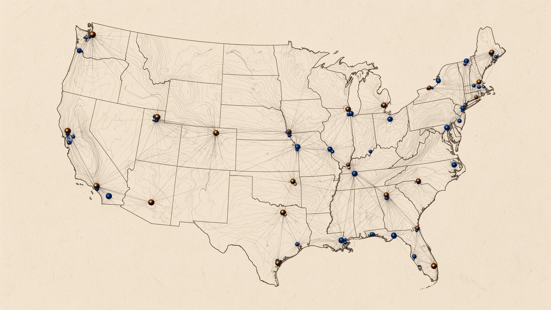 Network directory map